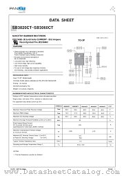 SB3050CT datasheet pdf Panjit International Inc