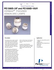PE1500D-10F datasheet pdf PerkinElmer Optoelectronics