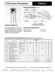 VTB5051J datasheet pdf PerkinElmer Optoelectronics
