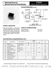 VTD34F datasheet pdf PerkinElmer Optoelectronics