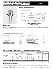 VTE1013 datasheet pdf PerkinElmer Optoelectronics