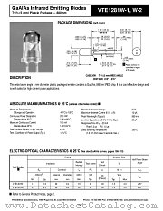 VTE1281W-1 datasheet pdf PerkinElmer Optoelectronics