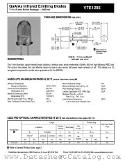 VTE1295 datasheet pdf PerkinElmer Optoelectronics