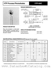 VTP100C datasheet pdf PerkinElmer Optoelectronics