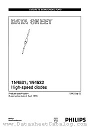 1N4532 datasheet pdf Philips
