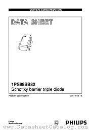 1PS88SB82 datasheet pdf Philips
