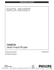 74ABT32PW datasheet pdf Philips