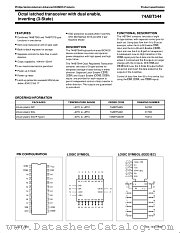 74ABT544N datasheet pdf Philips