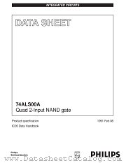 74ALS00A datasheet pdf Philips