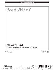 74ALVCHT16835 datasheet pdf Philips