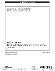 74ALVT16260 datasheet pdf Philips
