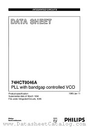 74HCT9046AD datasheet pdf Philips