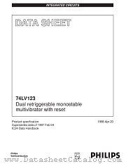 74LV123DB datasheet pdf Philips