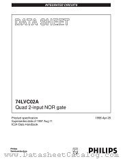 LVC02A datasheet pdf Philips