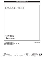74LVC04APWDH datasheet pdf Philips