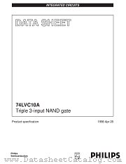 74LVC10ADB datasheet pdf Philips