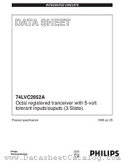 74LVC2952ADB datasheet pdf Philips