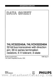 74LVC322245AEC datasheet pdf Philips