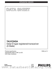 74LVC543APW datasheet pdf Philips