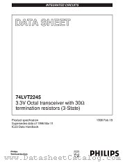 7LVT2245PWDH datasheet pdf Philips