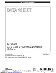 74LVT573 datasheet pdf Philips