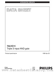 74LVC11 datasheet pdf Philips