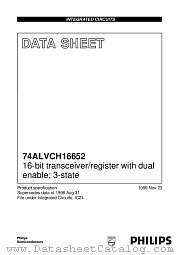 ACH16652DGG datasheet pdf Philips
