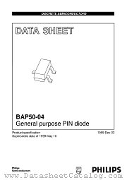 BAP50-04 datasheet pdf Philips