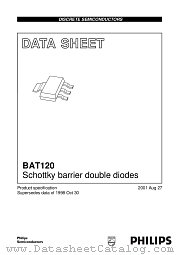 BAT120A datasheet pdf Philips