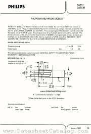 BAT51 datasheet pdf Philips