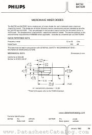 BAT52 datasheet pdf Philips