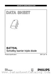BAT754L datasheet pdf Philips