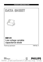 BB141 datasheet pdf Philips