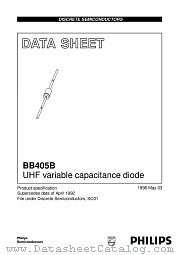 BB405 datasheet pdf Philips