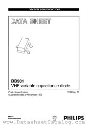 BB901 datasheet pdf Philips