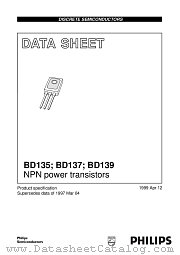 BD135-10 datasheet pdf Philips
