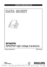 BF485PN datasheet pdf Philips