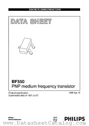 BF550 datasheet pdf Philips
