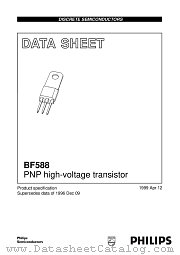 BF588 datasheet pdf Philips