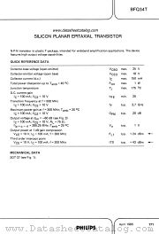 BFQ34T datasheet pdf Philips