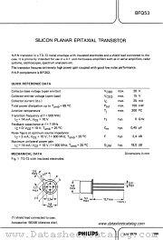 BFQ53 datasheet pdf Philips