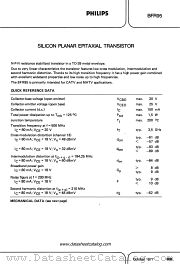 BFR95 datasheet pdf Philips