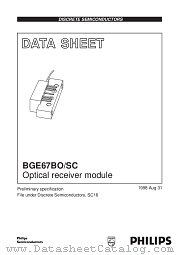 BGE67BO/SC datasheet pdf Philips