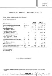 BGY56 datasheet pdf Philips