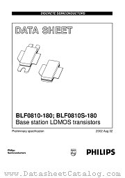 BLF0810-180 datasheet pdf Philips
