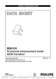 BSH101 datasheet pdf Philips