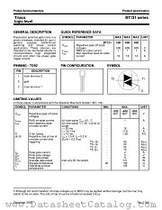 BT131-600 datasheet pdf Philips