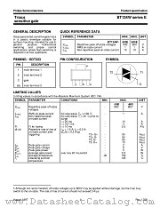 BT134W-500E datasheet pdf Philips