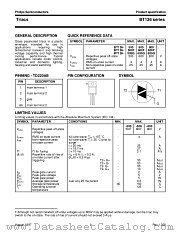 BT136-800F datasheet pdf Philips