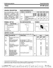 BT138F-800 datasheet pdf Philips